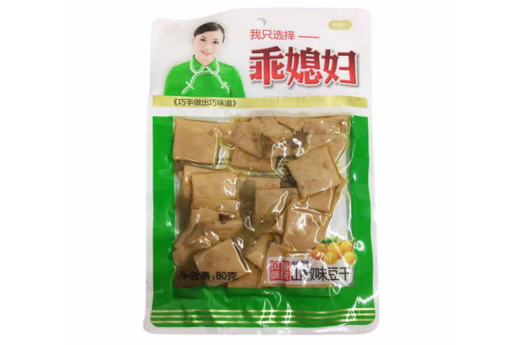 GUAIXIFU DRIED BEANCURD (PEPPER) 80G